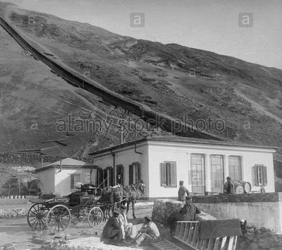 Ristorante stazione inferiore funicolare del Vesuvio, 1903
