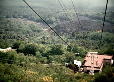 Seggiovia del Vesuvio, vista della stazione inferiore, 1982
Copyright Wensky
Keywords: seggiovia funivia vesuvio